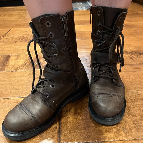 Harley Davidson Motorcycle riding brown riding boots in EUC! - Picture 2 of 16